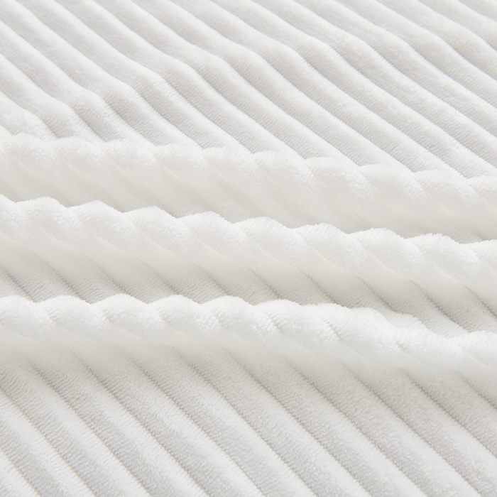 91家纺网 家纺一手货源 找家纺 诗薇娅 2025新款加厚兔毛绒美容床罩  美容床罩四件套 白+咖色