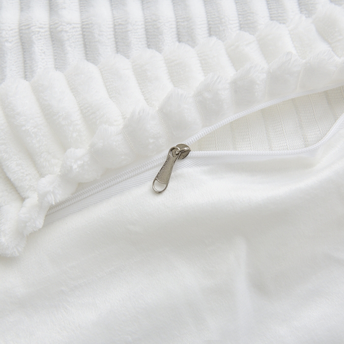 91家纺网 家纺一手货源 找家纺 诗薇娅 2025新款加厚兔毛绒美容床罩  美容床罩四件套 白+卡其