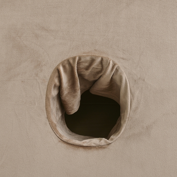 91家纺网 家纺一手货源 找家纺 诗薇娅 2025新款加厚兔毛绒美容床罩  美容床罩四件套 白+卡其