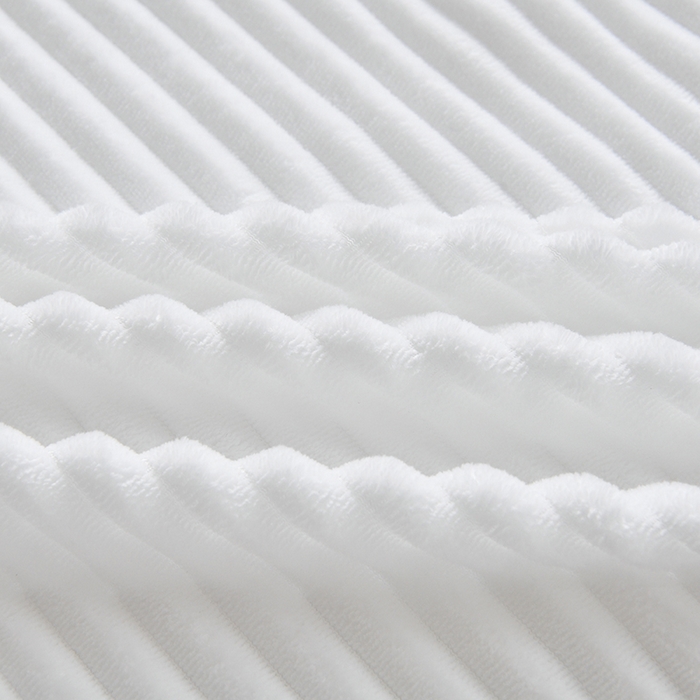 91家纺网 家纺一手货源 找家纺 诗薇娅 2025新款加厚兔毛绒美容床罩  美容床罩四件套 白+深灰