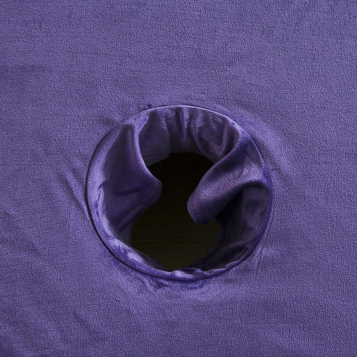 91家纺网 家纺一手货源 找家纺 诗薇娅 2025新款加厚兔毛绒美容床罩  美容床罩四件套 白+紫色