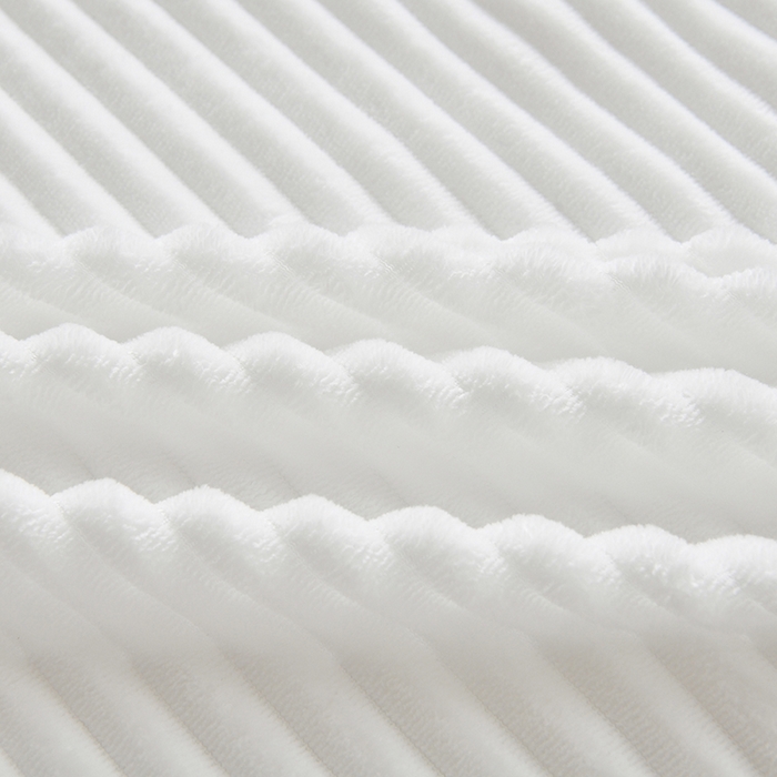 91家纺网 家纺一手货源 找家纺 诗薇娅 2025新款加厚兔毛绒美容床罩  美容床罩四件套 白+紫色