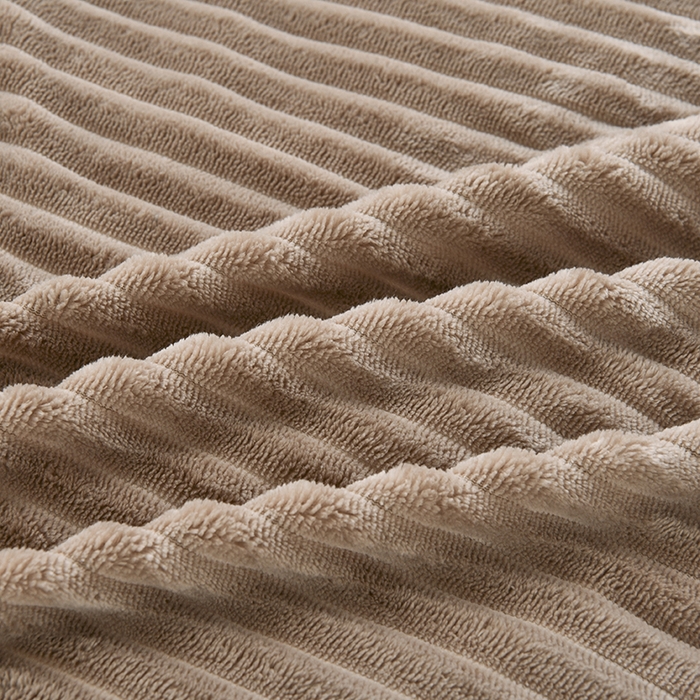 91家纺网 家纺一手货源 找家纺 诗薇娅 2025新款加厚兔毛绒美容床罩  美容床罩四件套 卡其