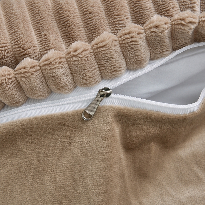 91家纺网 家纺一手货源 找家纺 诗薇娅 2025新款加厚兔毛绒美容床罩  美容床罩四件套 卡其