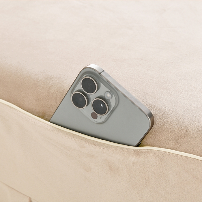 91家纺网 家纺一手货源 找家纺 诗薇娅 2025新款加厚兔毛绒美容床罩  美容床罩四件套 白配浅卡其