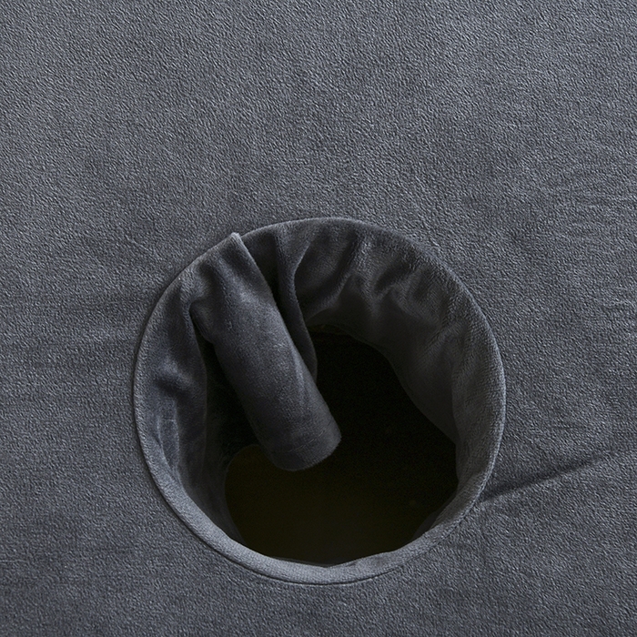 91家纺网 家纺一手货源 找家纺 诗薇娅 2025新款加厚兔毛绒美容床罩  美容床罩四件套 深灰色