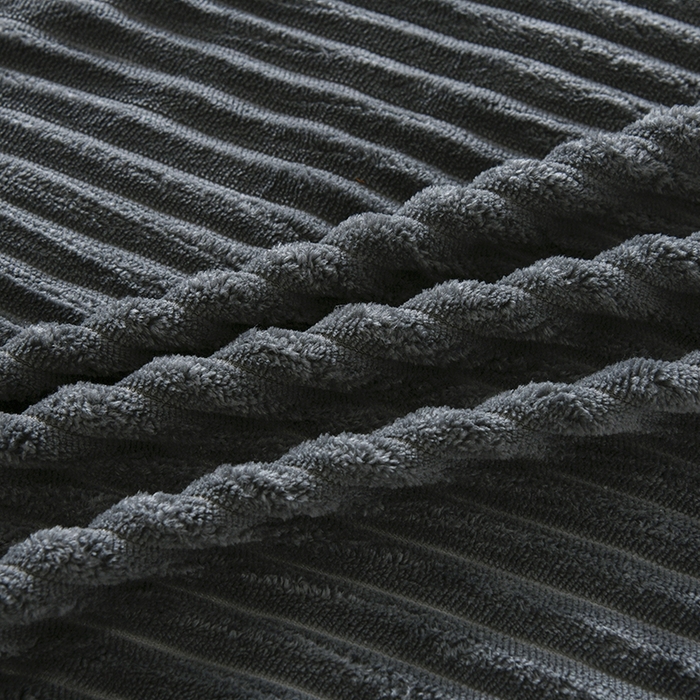 91家纺网 家纺一手货源 找家纺 诗薇娅 2025新款加厚兔毛绒美容床罩  美容床罩四件套 深灰色