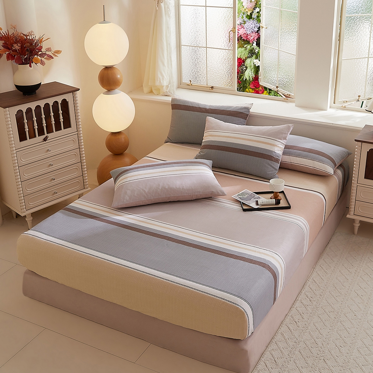 DoDo 兜兜 2026新款全棉纯棉磨毛印花单床笠 床笠单件 A版艾伦