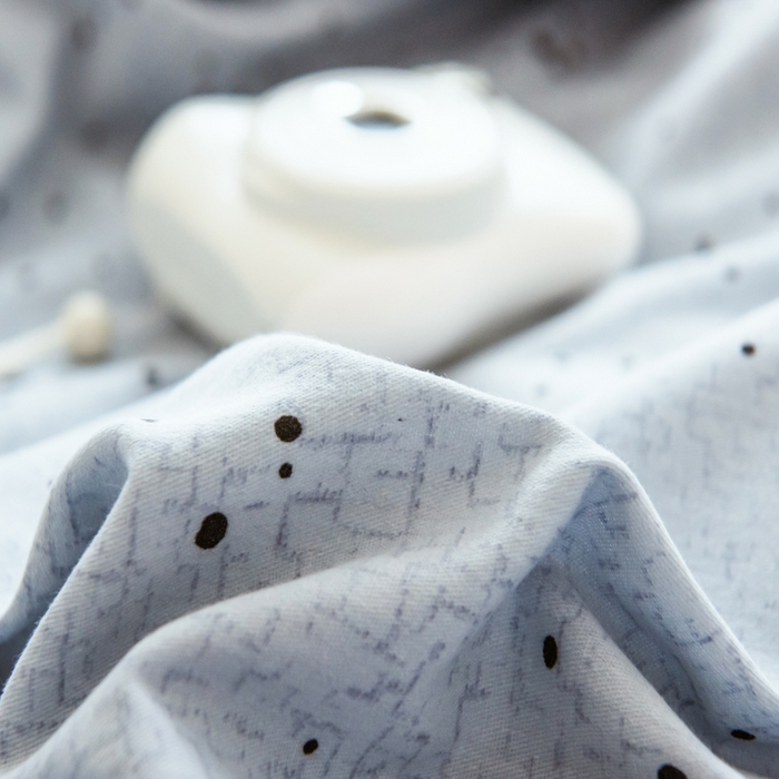 91家纺网 家纺一手货源 找家纺 印季家纺 2025新款全棉纯棉加厚混纺磨毛淡墨痕四件套 淡墨痕-兰