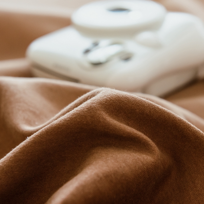 91家纺网 家纺一手货源 找家纺 印季家纺 2025新款全棉纯棉加厚混纺磨毛淡墨痕四件套 淡墨痕-棕