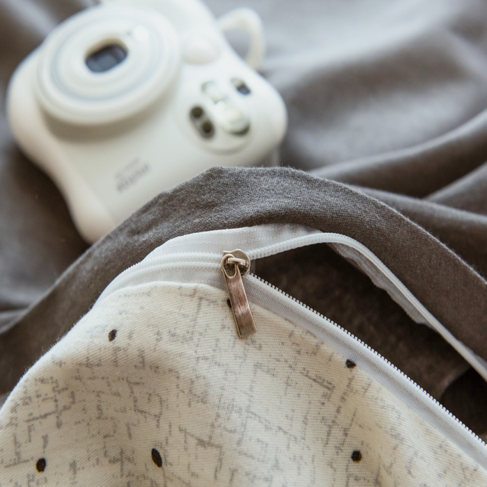 91家纺网 家纺一手货源 找家纺 印季家纺 2025新款全棉纯棉加厚渐变混纺磨毛四件套-过江寒 过江寒-灰