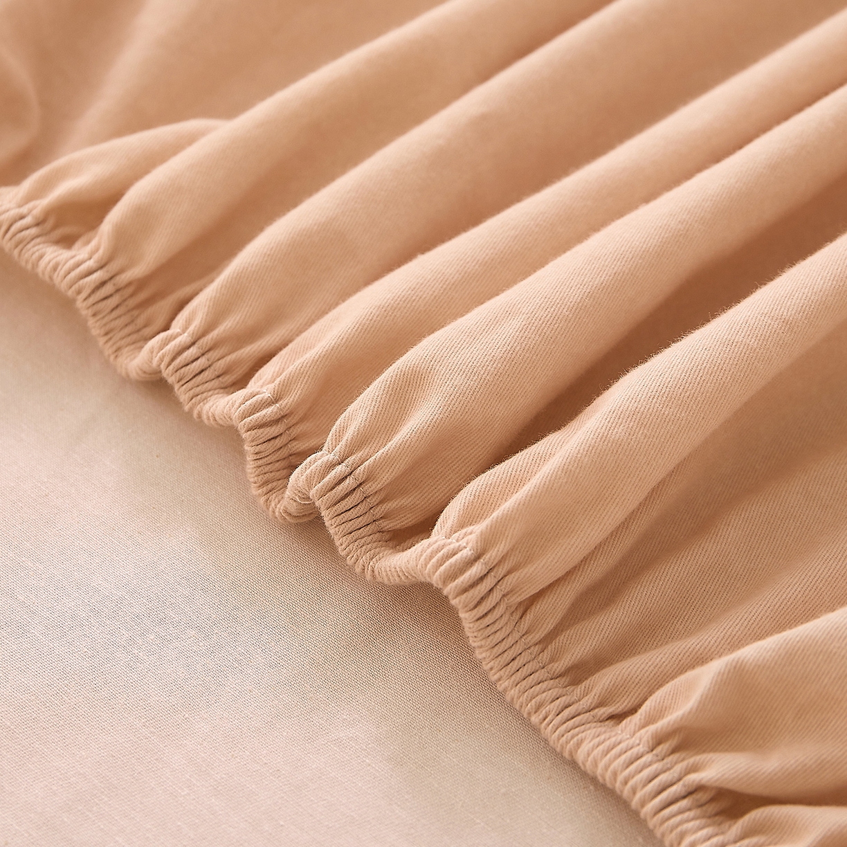 91家纺网 家纺一手货源 找家纺 DoDo 兜兜 2026新款全棉纯棉磨毛印花单床笠 床笠单件 B版燕麦奶-简昔