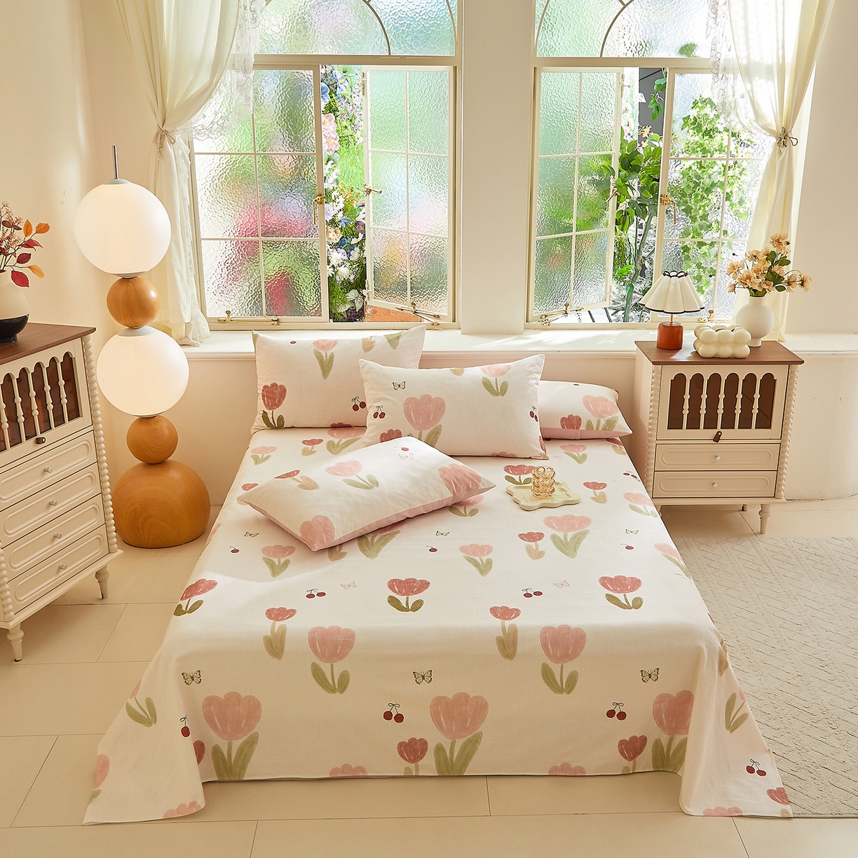 （总）DoDo 兜兜 2025新款全棉纯棉磨毛印花单床单 床单单件