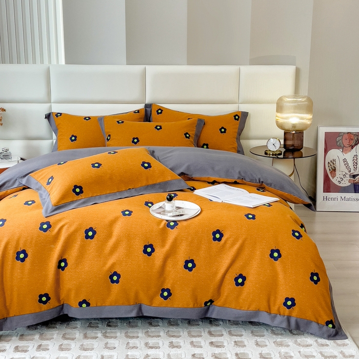 91家纺网 家纺一手货源 找家纺 （总）印季家纺 2025新款生态全棉纯棉磨毛混纺欧式花边款四件套