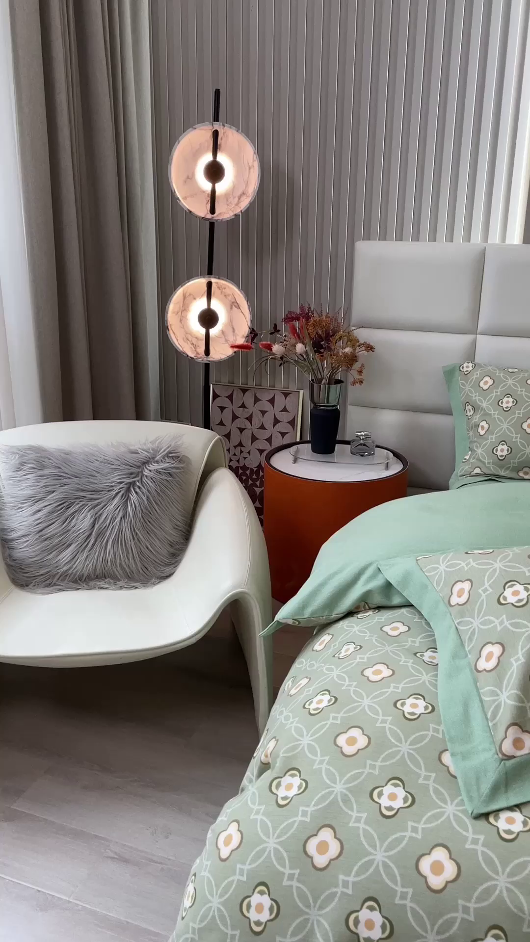 91家纺网 家纺一手货源 找家纺 印季家纺 2025新款生态全棉纯棉磨毛混纺欧式花边款四件套 卡萨（绿）