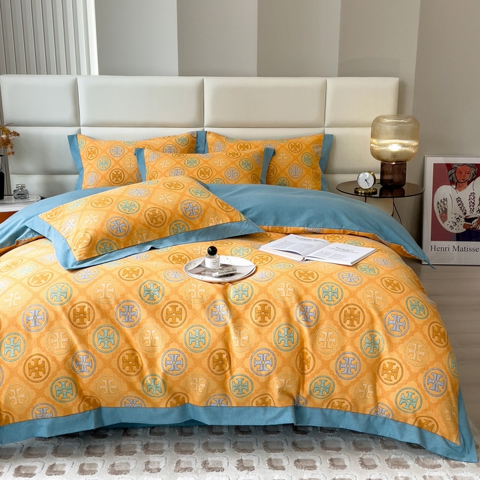 印季家纺 2025新款生态全棉纯棉磨毛混纺欧式花边款四件套 罗本