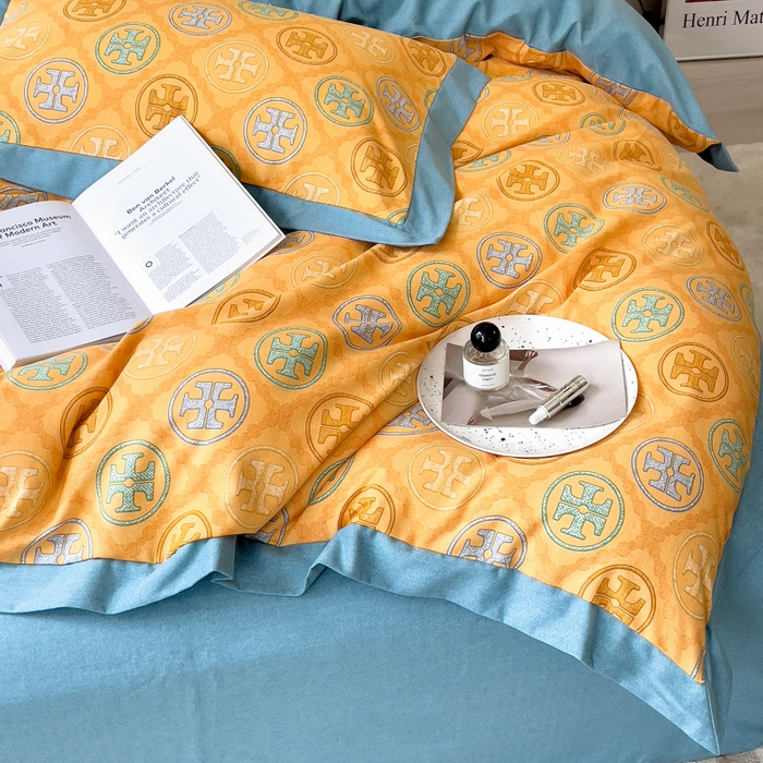 91家纺网 家纺一手货源 找家纺 印季家纺 2025新款生态全棉纯棉磨毛混纺欧式花边款四件套 罗本