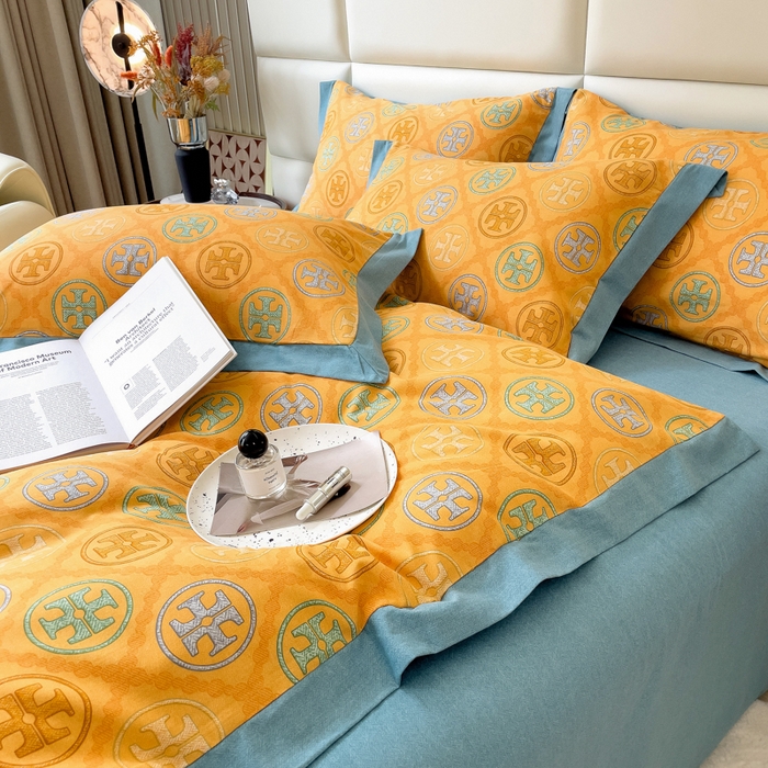 91家纺网 家纺一手货源 找家纺 印季家纺 2025新款生态全棉纯棉磨毛混纺欧式花边款四件套 罗本