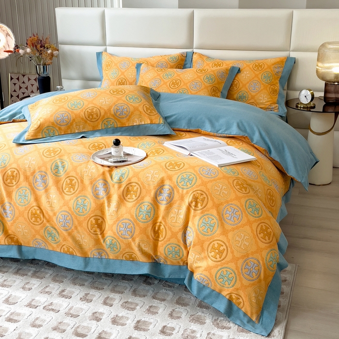 91家纺网 家纺一手货源 找家纺 印季家纺 2025新款生态全棉纯棉磨毛混纺欧式花边款四件套 罗本