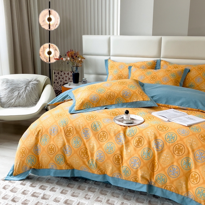 91家纺网 家纺一手货源 找家纺 印季家纺 2025新款生态全棉纯棉磨毛混纺欧式花边款四件套 罗本