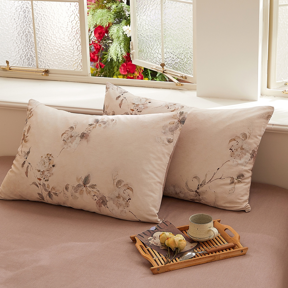 91家纺网 家纺一手货源 找家纺 DoDo 兜兜 2026新款全棉纯棉磨毛印花单床单 床单单件 A版花蔓