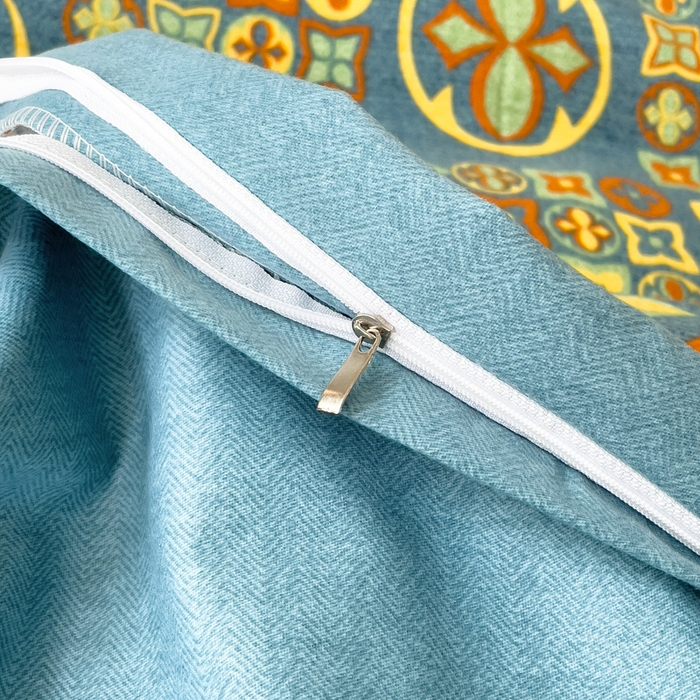 91家纺网 家纺一手货源 找家纺 印季家纺 2025新款生态全棉纯棉磨毛混纺欧式花边款四件套 威登