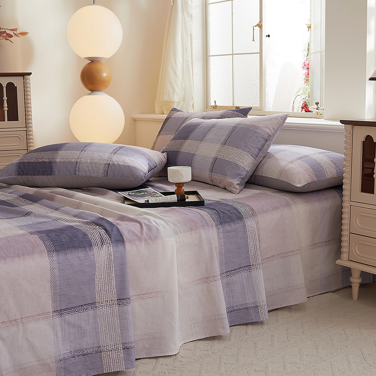 91家纺网 家纺一手货源 找家纺 DoDo 兜兜 2026新款全棉纯棉磨毛印花单床单 床单单件 A版绅士