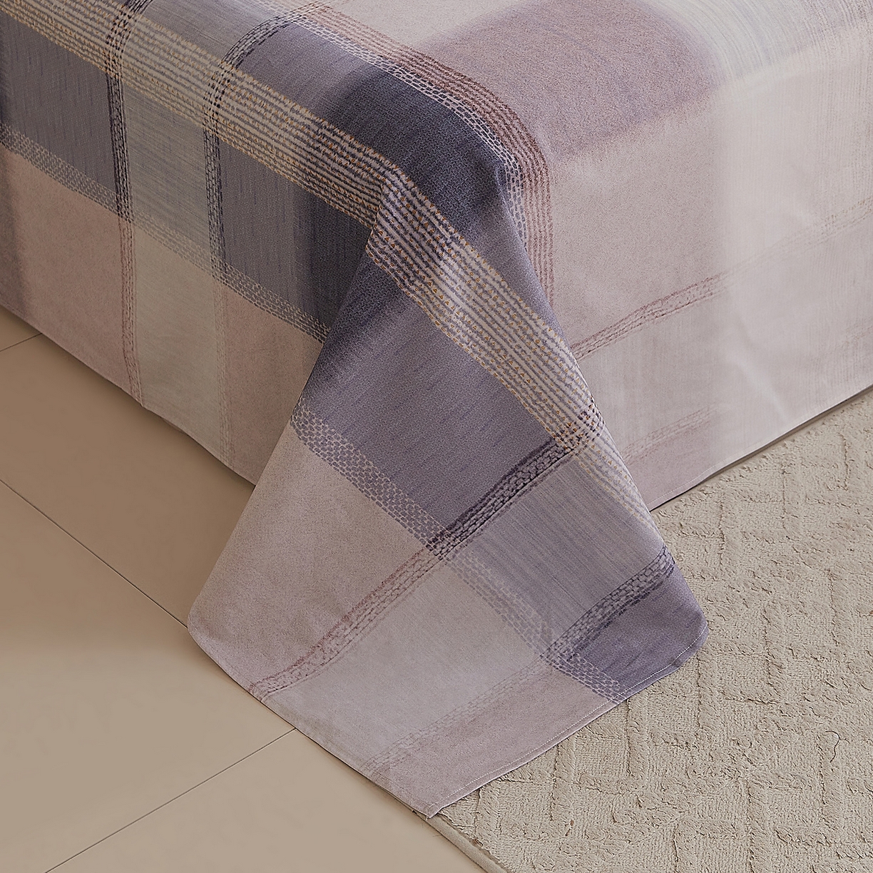 91家纺网 家纺一手货源 找家纺 DoDo 兜兜 2026新款全棉纯棉磨毛印花单床单 床单单件 A版绅士