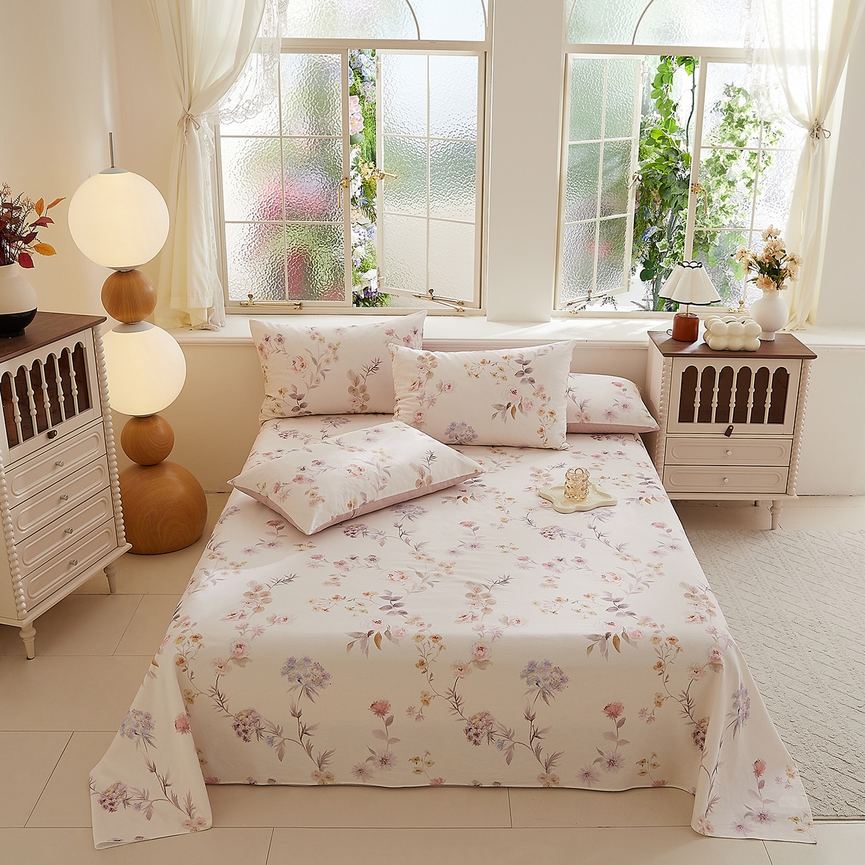 DoDo 兜兜 2026新款全棉纯棉磨毛印花单床单 床单单件 A版温莎