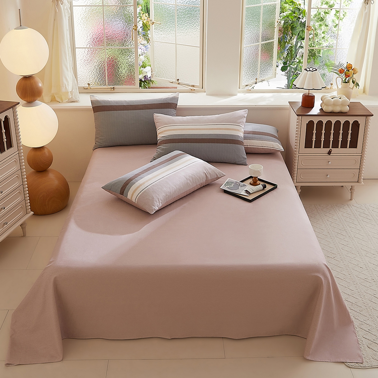 DoDo 兜兜 2026新款全棉纯棉磨毛印花单床单 床单单件 B版百利甜酒-艾伦