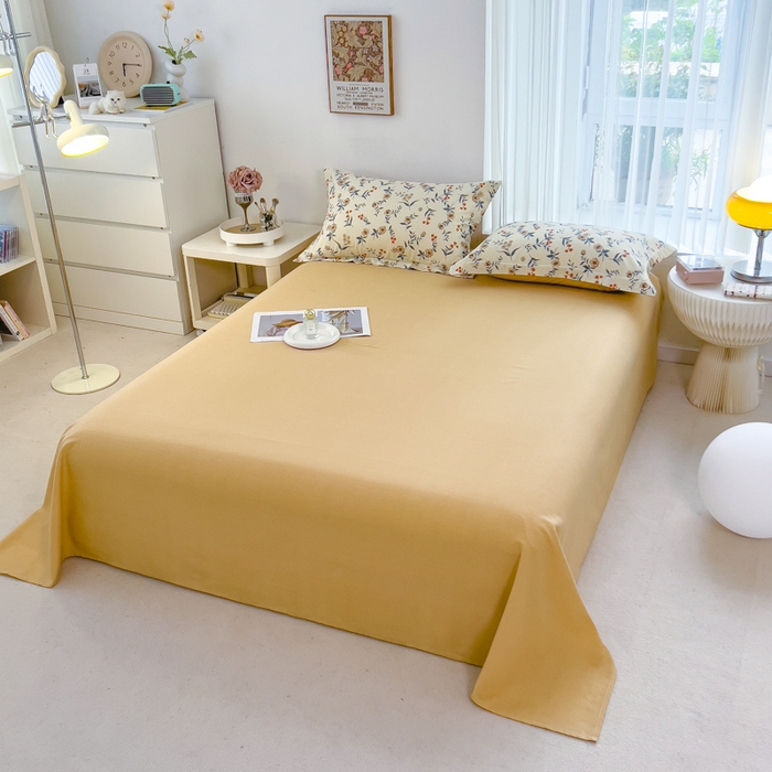 91家纺网 家纺一手货源 找家纺 印季家纺 2025新款全棉纯棉加厚小清新碎花混纺磨毛四件套 诺曼