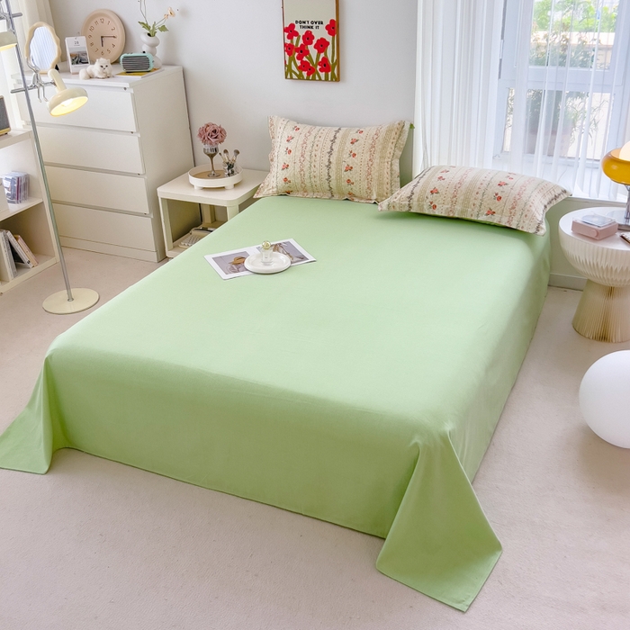 91家纺网 家纺一手货源 找家纺 印季家纺 2025新款全棉纯棉加厚小清新碎花混纺磨毛四件套 寻春