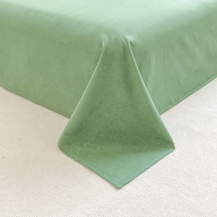 91家纺网 家纺一手货源 找家纺 印季家纺 2025新款全棉纯棉加厚小清新碎花混纺磨毛四件套 小妇人-米