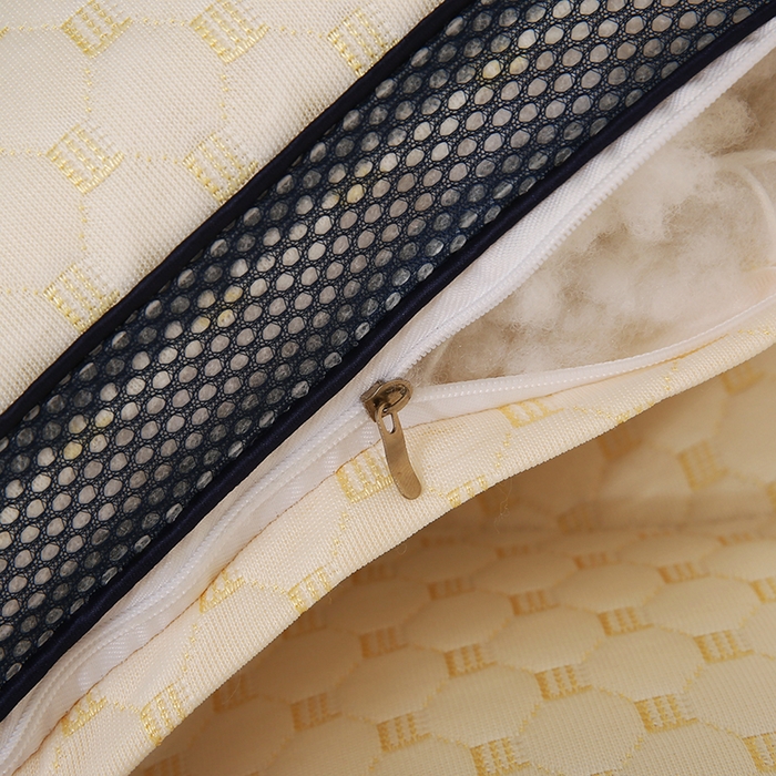 91家纺网 家纺一手货源 找家纺 （总）金牛枕芯 2025新款水立方笑脸针织按摩spa枕笑脸枕枕头枕芯