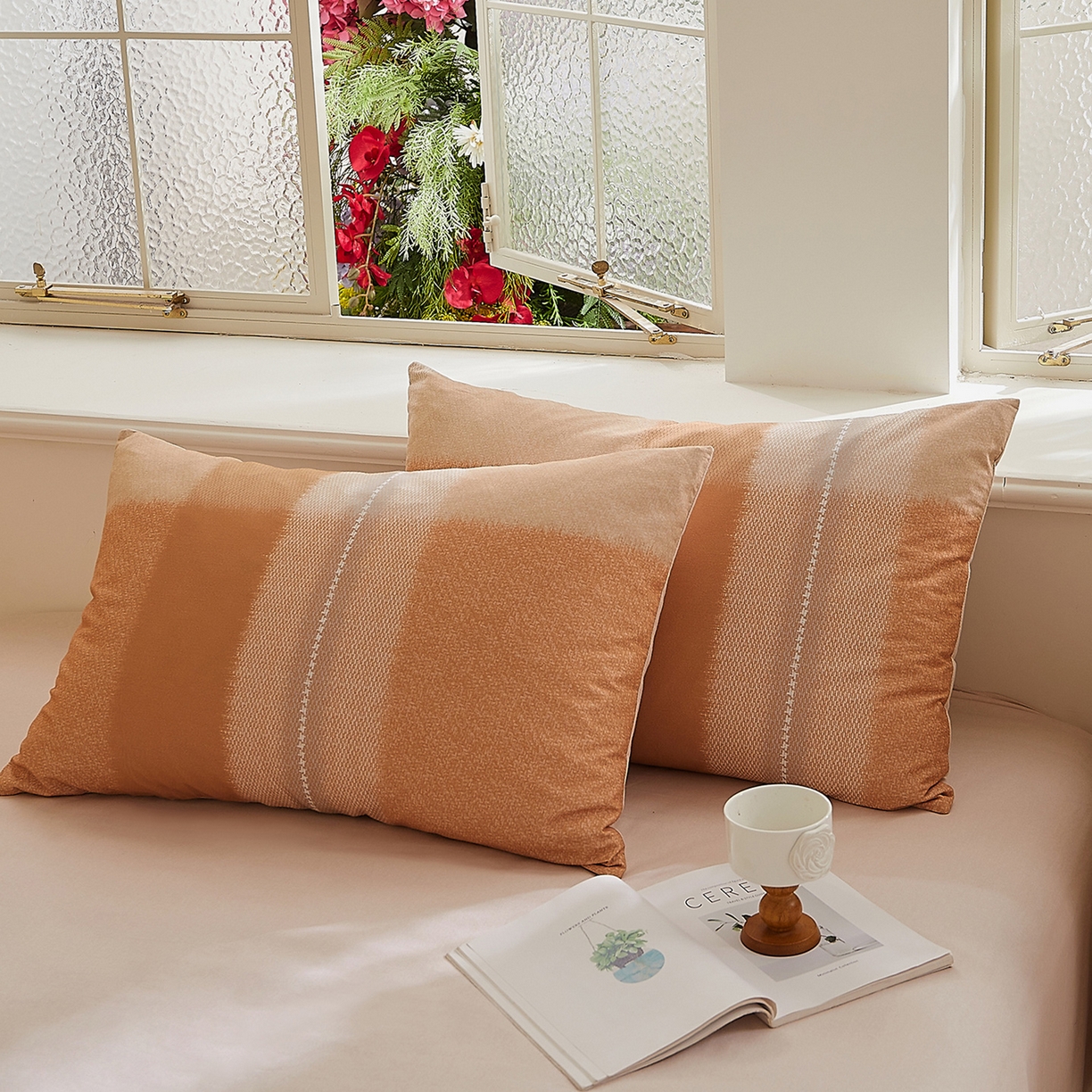 91家纺网 家纺一手货源 找家纺 DoDo 兜兜 2026新款全棉纯棉磨毛印花单床单 床单单件 B版燕麦奶-简昔