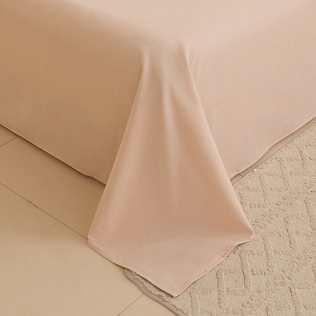 91家纺网 家纺一手货源 找家纺 DoDo 兜兜 2026新款全棉纯棉磨毛印花单床单 床单单件 B版燕麦奶-俏皮狗