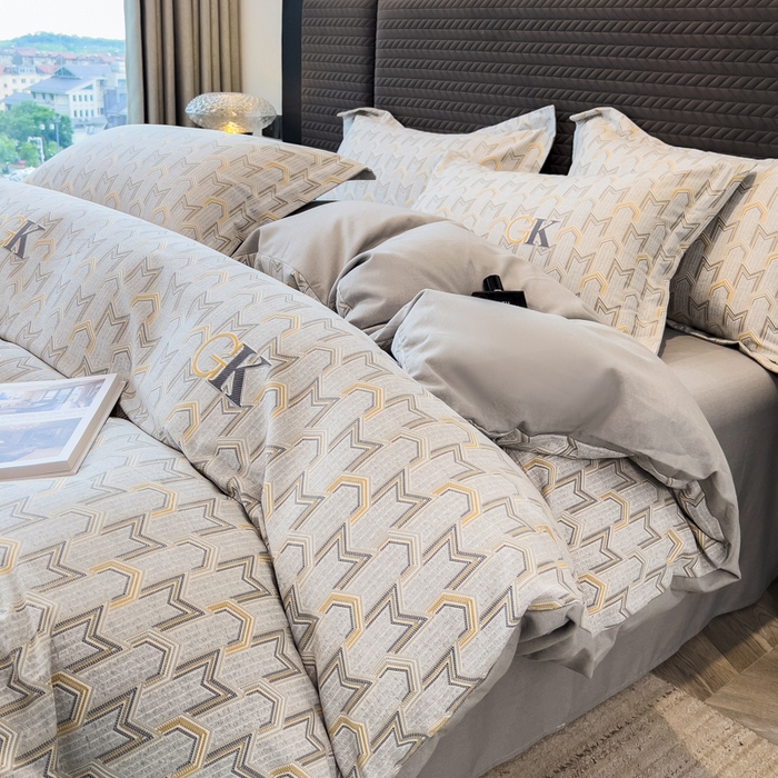 91家纺网 家纺一手货源 找家纺 （总）印季家纺 2025新款全棉纯棉生态印花加厚混纺磨毛四件套