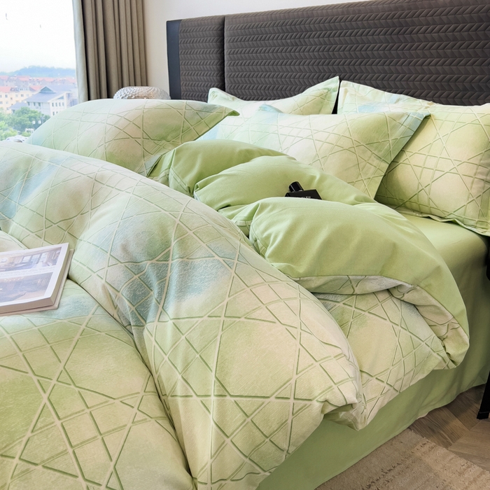 91家纺网 家纺一手货源 找家纺 （总）印季家纺 2025新款全棉纯棉生态印花加厚混纺磨毛四件套