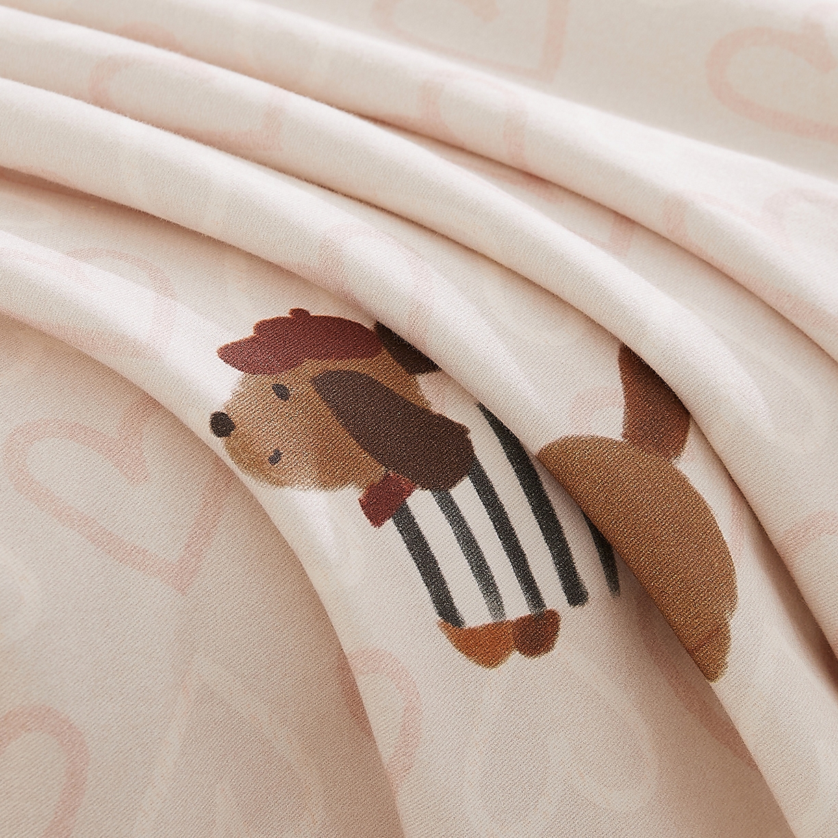 91家纺网 家纺一手货源 找家纺 DoDo 兜兜 2026新款全棉纯棉磨毛印花单枕套 枕套单件 旺趣