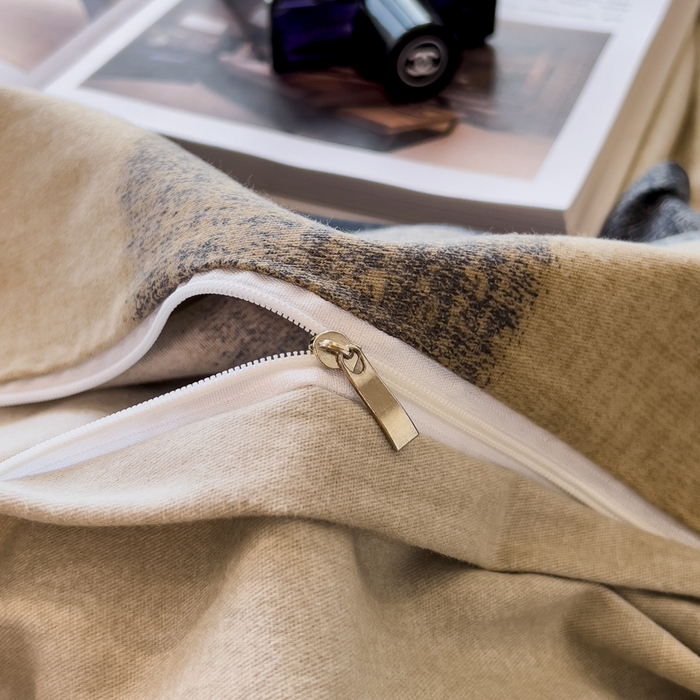 91家纺网 家纺一手货源 找家纺 印季家纺 2025新款全棉纯棉生态印花加厚混纺磨毛四件套 古堡