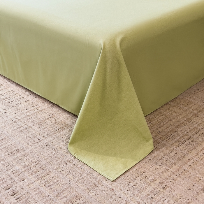 91家纺网 家纺一手货源 找家纺 印季家纺 2025新款全棉纯棉生态印花加厚混纺磨毛四件套 华尔兹-绿