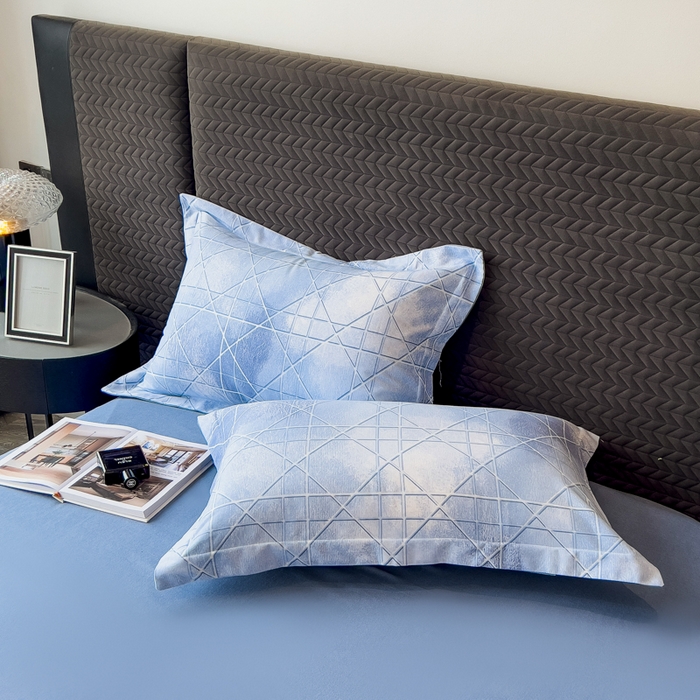 91家纺网 家纺一手货源 找家纺 印季家纺 2025新款全棉纯棉生态印花加厚混纺磨毛四件套 欧碧-兰