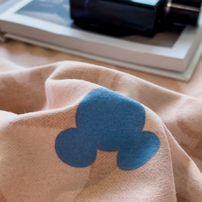 91家纺网 家纺一手货源 找家纺 印季家纺 2025新款全棉纯棉生态印花加厚混纺磨毛四件套 普蒂妮（粉）