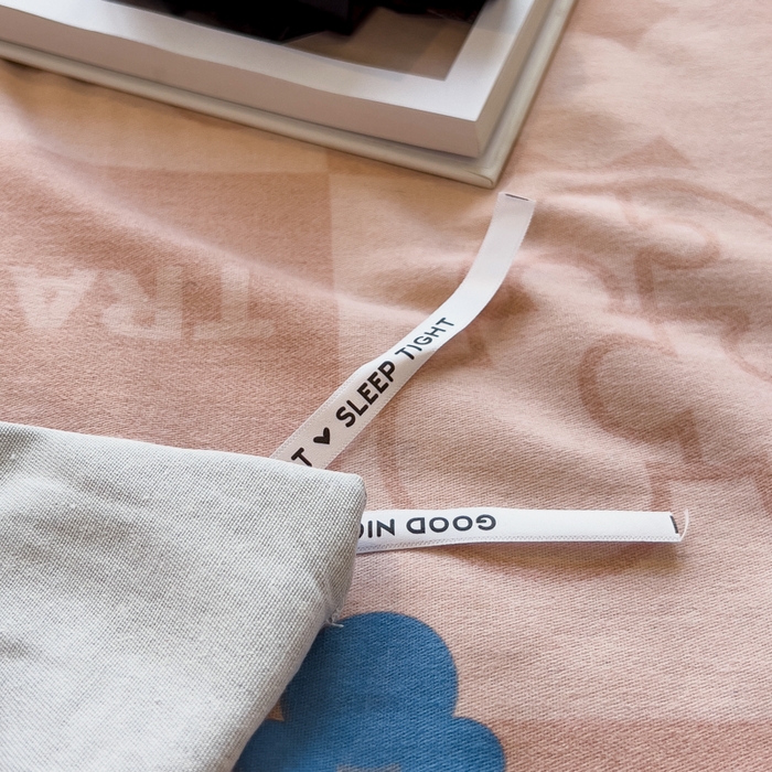 91家纺网 家纺一手货源 找家纺 印季家纺 2025新款全棉纯棉生态印花加厚混纺磨毛四件套 普蒂妮（粉）