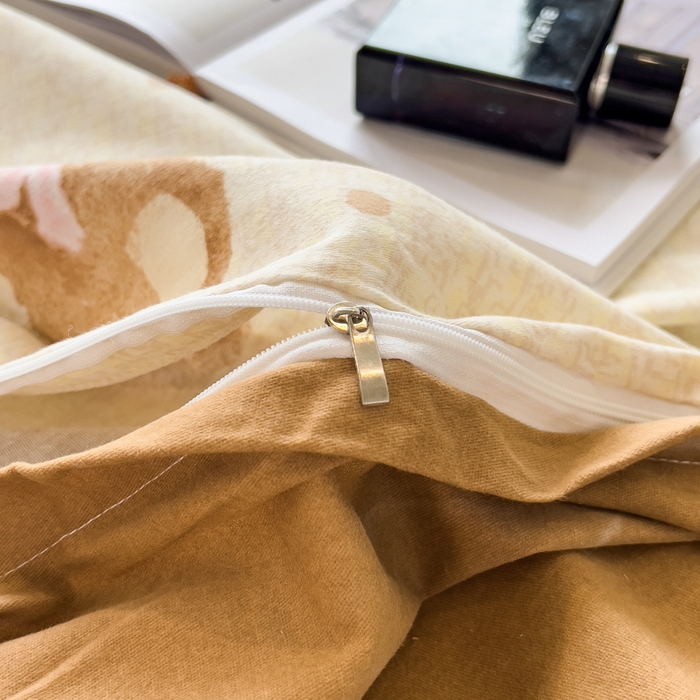 91家纺网 家纺一手货源 找家纺 印季家纺 2025新款全棉纯棉生态印花加厚混纺磨毛四件套 奇想