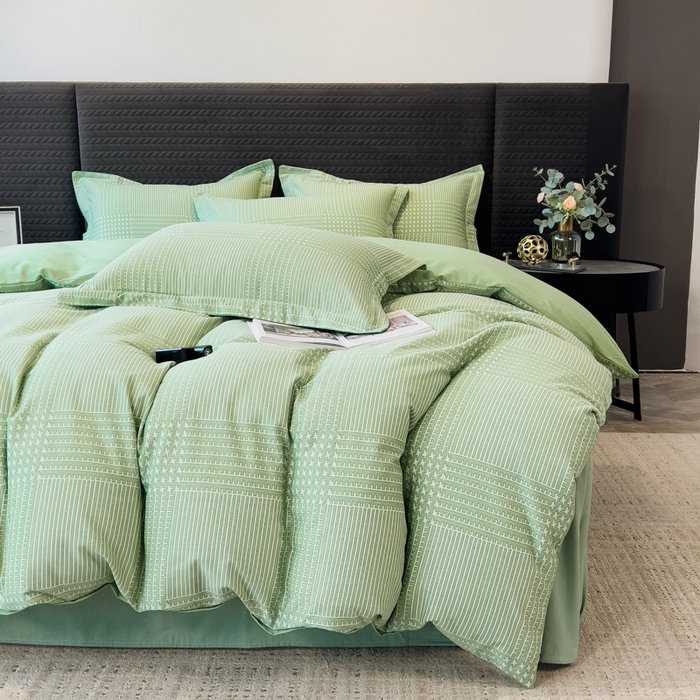 91家纺网 家纺一手货源 找家纺 印季家纺 2025新款全棉纯棉生态印花加厚混纺磨毛四件套 轻迎