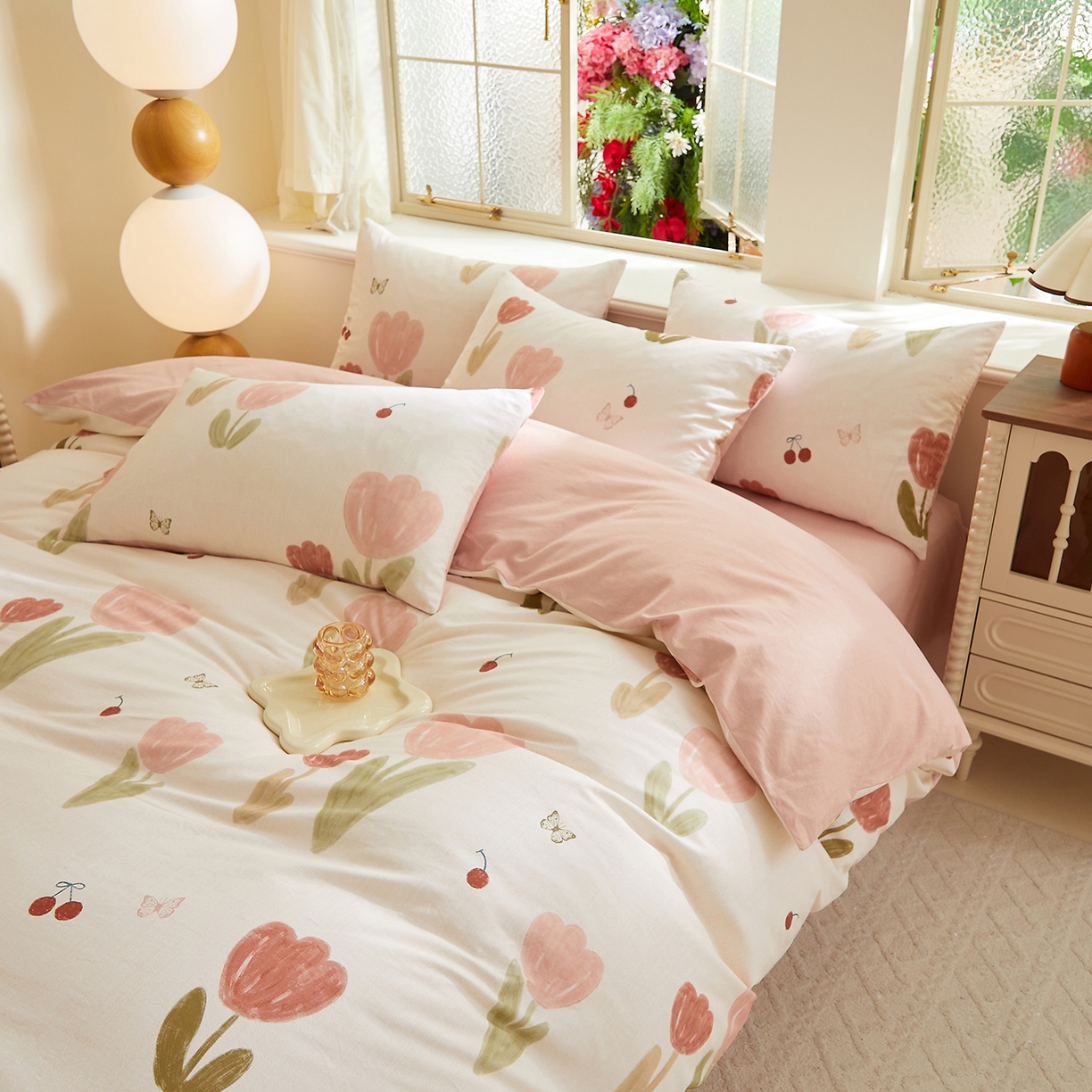 91家纺网 家纺一手货源 找家纺 （总）DoDo 兜兜 2025新款全棉纯棉磨毛印花三四件套 可定做尺寸