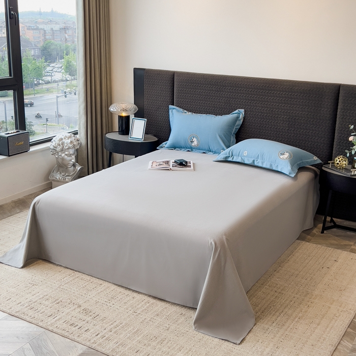 91家纺网 家纺一手货源 找家纺 印季家纺 2025新款全棉纯棉生态印花加厚混纺磨毛四件套 星言（兰）