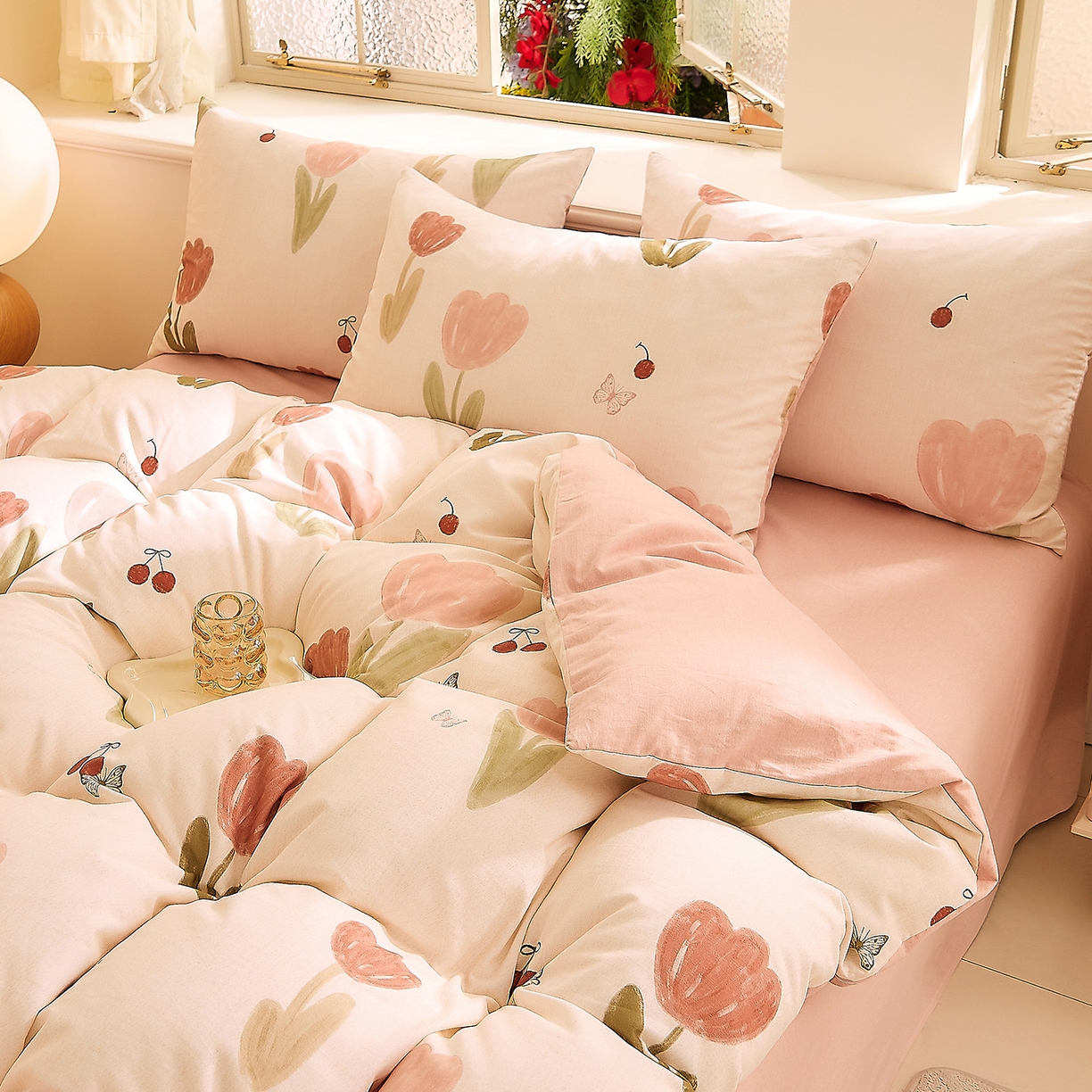 91家纺网 家纺一手货源 找家纺 （总）DoDo 兜兜 2025新款全棉纯棉磨毛印花三四件套 可定做尺寸