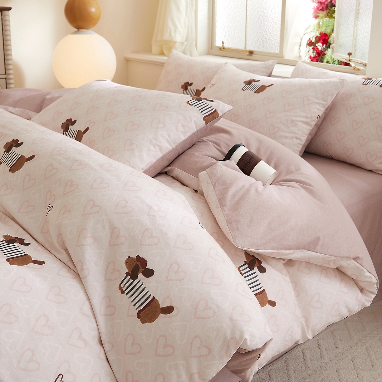 DoDo 兜兜 2026新款全棉纯棉磨毛印花三四件套 可定做尺寸 旺趣